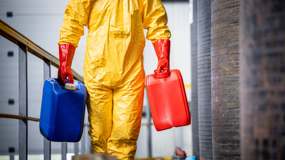 technician providing Biohazard Cleanup Services covered by Insurance in Colorado Springs, Canon City, Florence, Fountain, Security-Widefield