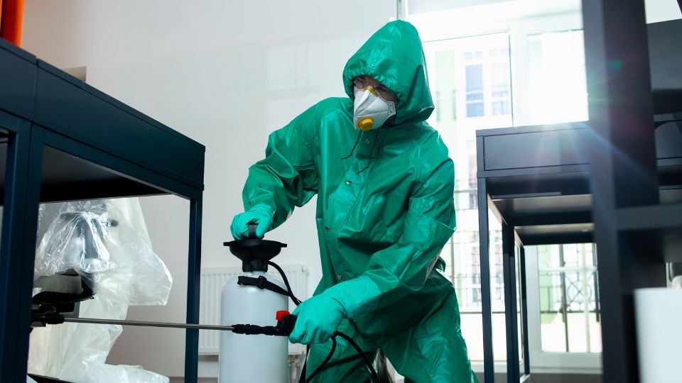 An Odor Elimination Company Performing an Odor Removal Service in Colorado Springs