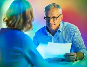 Firefly frustrated couple looking at insurance papers 35130