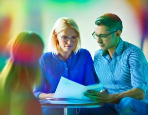 Firefly frustrated couple looking at insurance papers 65241