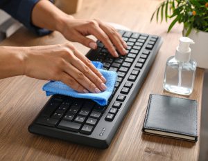 clean electronics safely