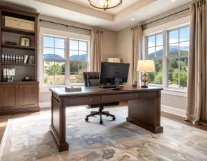 clean home office