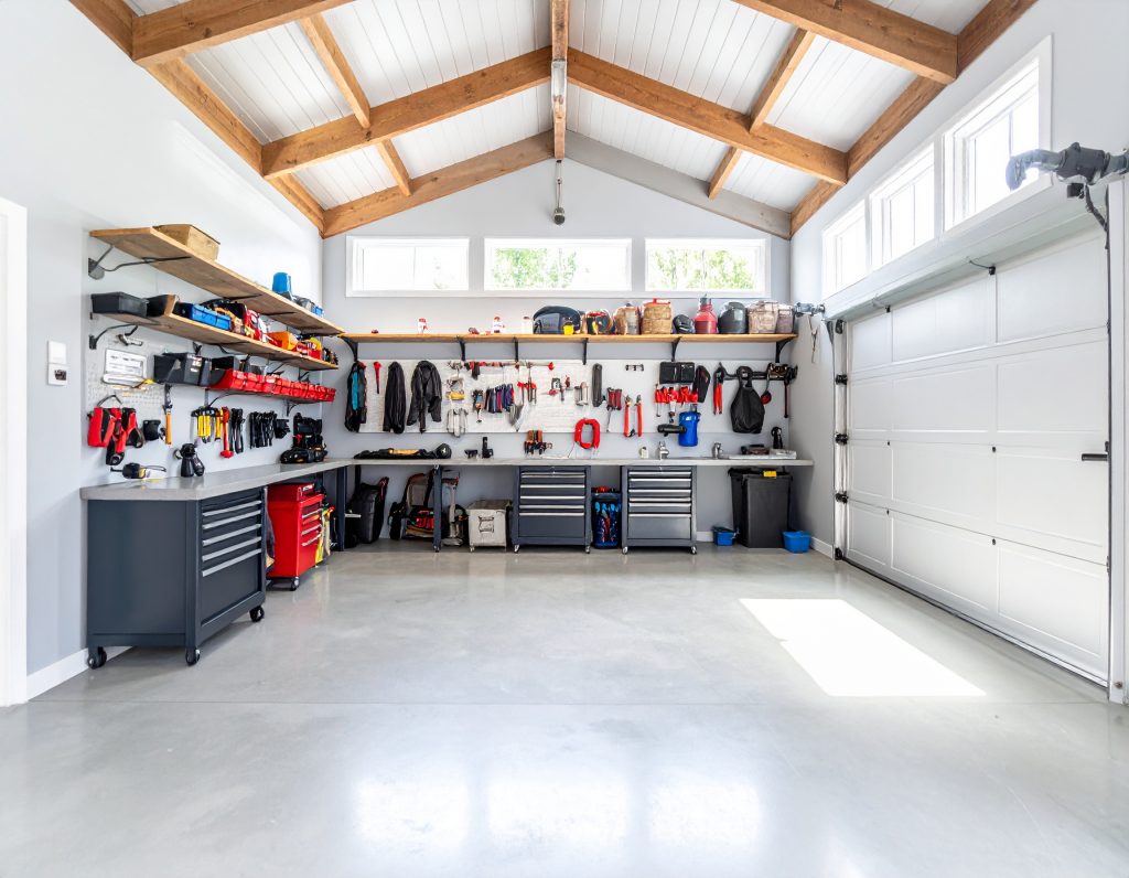 clean and organized garage
