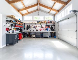 clean and organized garage